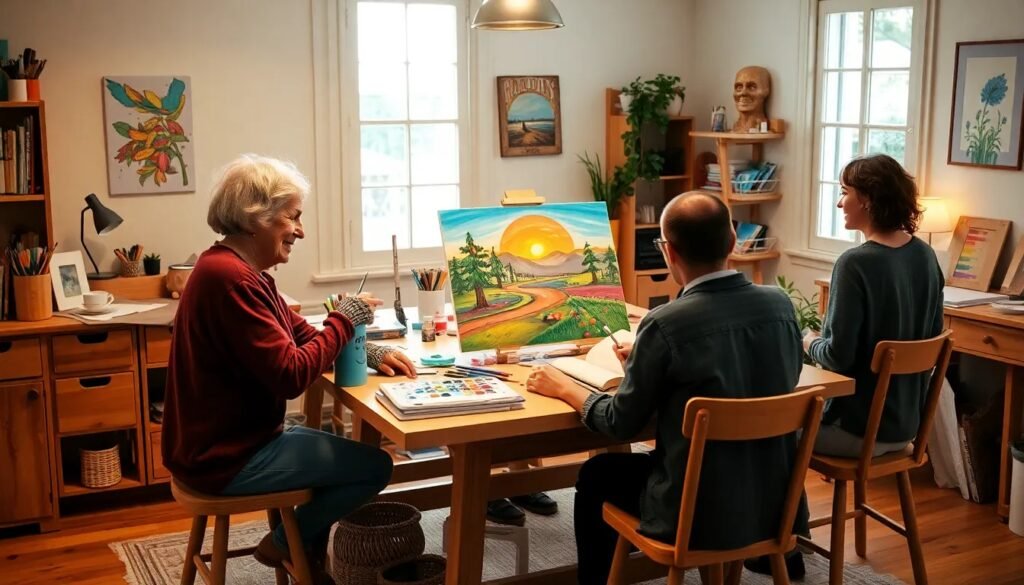 Actividades creativas para mayores: pintar, escribir, tejer y mucho más.